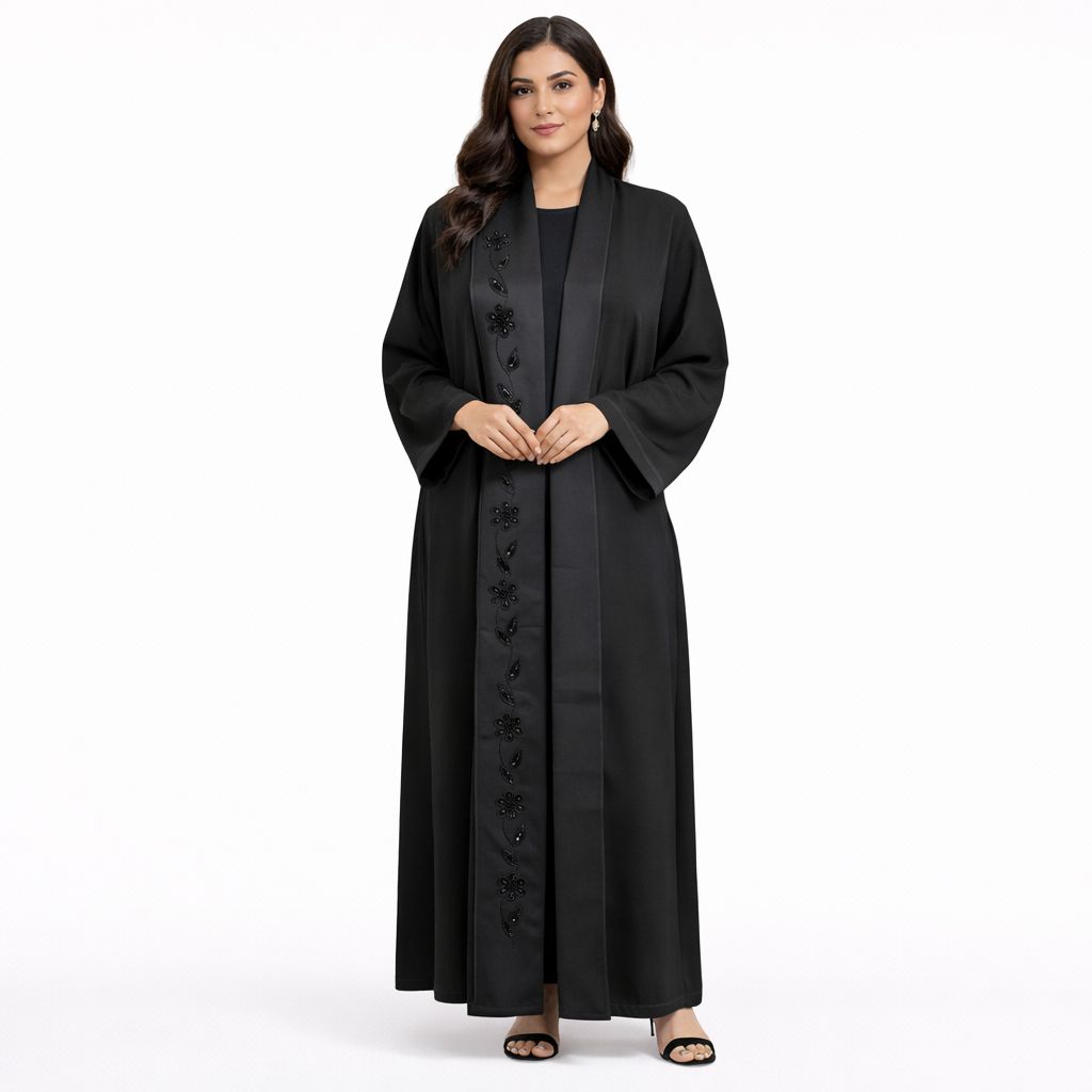 Abaya FLORA NOIR