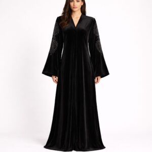 Abaya Velours Épi